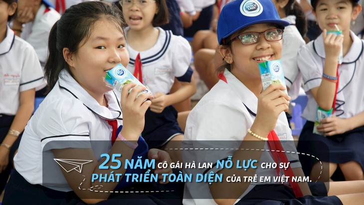 Trong hành trình 25 năm đồng hành cùng Việt Nam, sữa Cô gái Hà Lan luôn nỗ lực mang đến nguồn dinh dưỡng tối ưu, giúp trẻ em Việt phát triển toàn diện và vươn cao vượt trội. Trong hành trình 25 năm đồng hành cùng Việt Nam, sữa Cô gái Hà Lan luôn nỗ lực mang đến nguồn dinh dưỡng tối ưu, giúp trẻ em Việt phát triển toàn diện và vươn cao vượt trội.