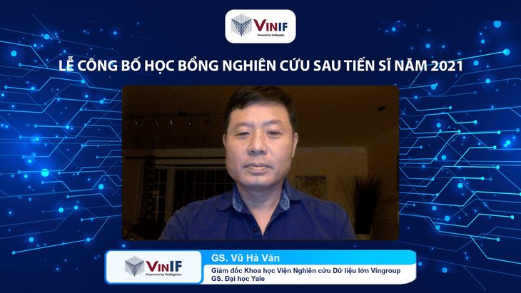 GS Vũ Hà Văn, Giám đốc Khoa học Quỹ Đổi mới Sáng tạo Vingroup VinIF và Viện Nghiên cứu Dữ liệu lớn VinBigdata, Tập đoàn Vingroup. anh-1-.png