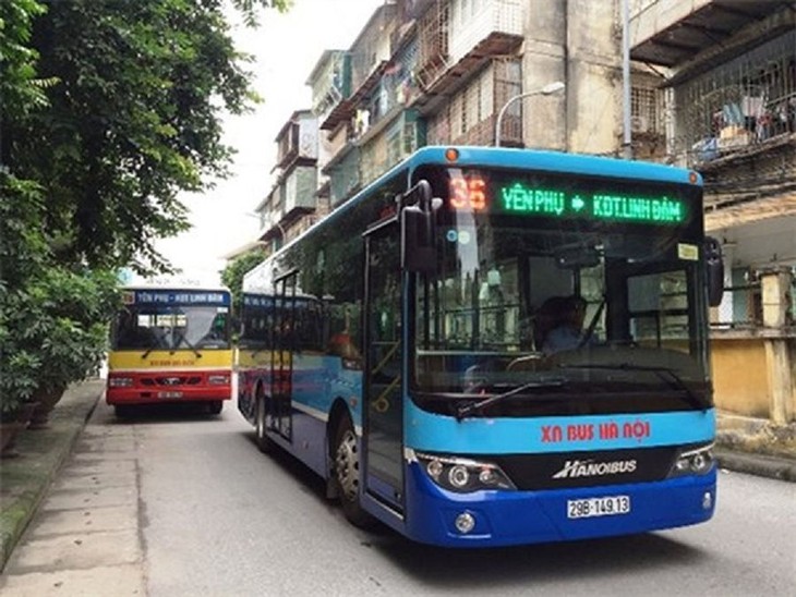Xe buýt Transerco hoạt động trở lại phục vụ hơn 5.000 lượt xe/ngày. transerco(1).jpg