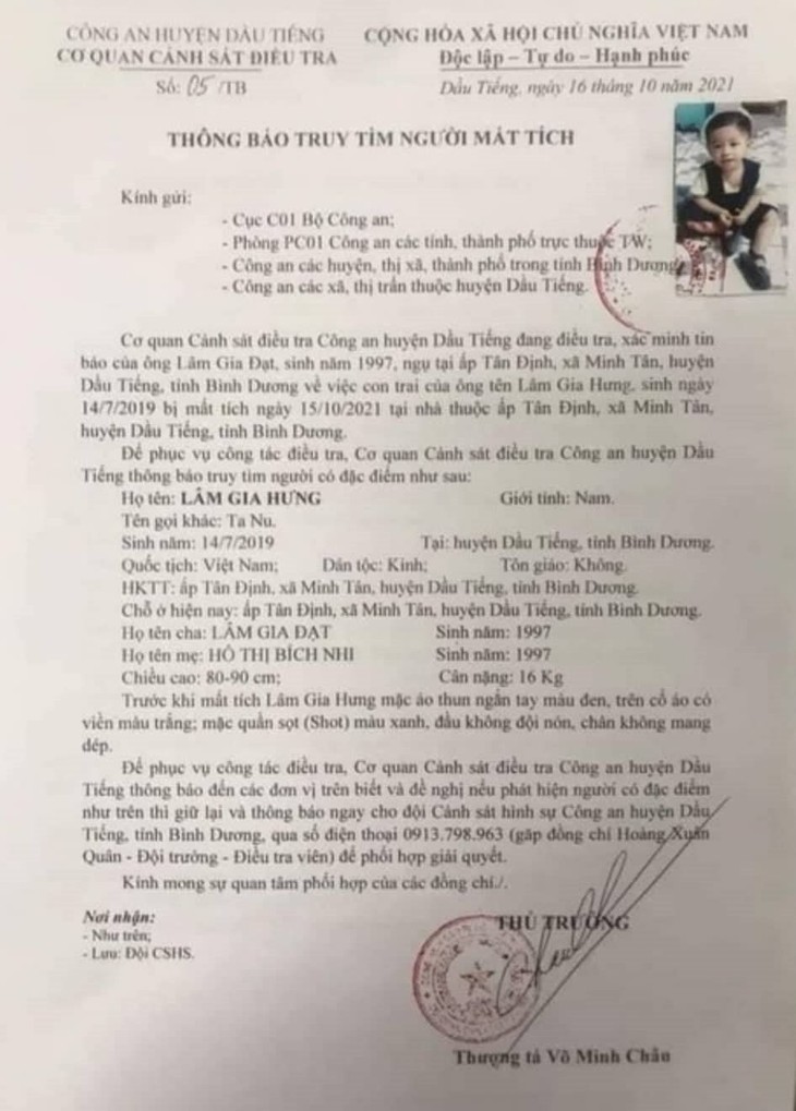 Công an huyện Dầu Tiếng thông báo truy tìm người mất tích. 245371849_399125868349426_2203364510792275267_n.jpg
