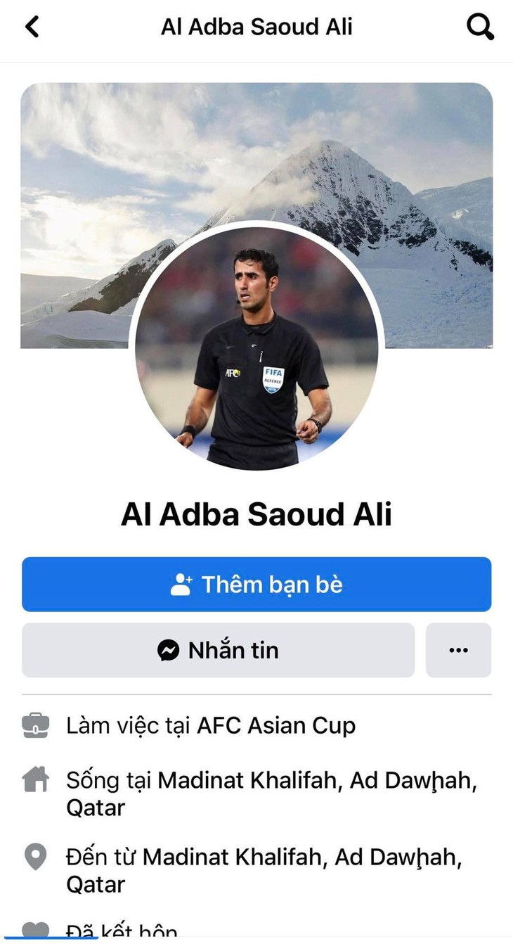 Cộng đồng mạng đã truy tìm facebook của trọng tài bắt trận bán kết Việt Nam và Thái Lan. trong-tai-bat-tran-viet-nam.jpg
