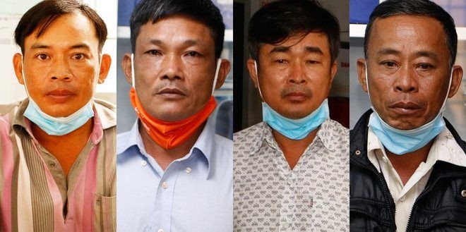 4 đối tượng từ trái qua : Trần Văn Thạnh, Đỗ Văn Hải, Nguyễn Thanh Sơn, Cao Quốc Đạt. 4_bi_can(1).jpg
