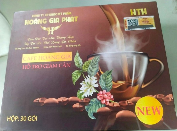 Cục An toàn thực phẩm thu hồi thực phẩm bổ sung cafe Hoàng Gia chứa chất cấm. cf-giam-can(1).jpg