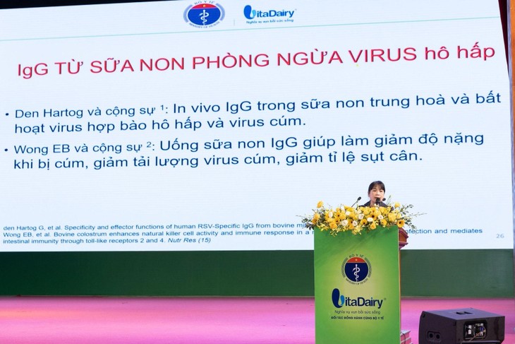 Các chuyên gia chia sẻ về cơ chế tăng miễn dịch hiệu quả khi sử dụng Kháng thể IgG từ sữa non sua-non.jpg