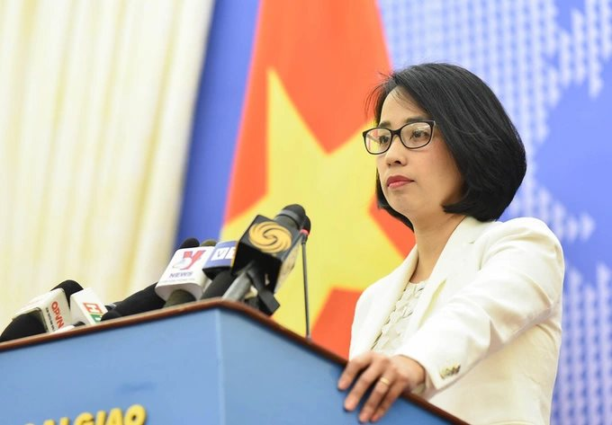 Bà Phạm Thu Hằng, Phó phát ngôn Bộ Ngoại giao - Ảnh: Dân trí viet.png