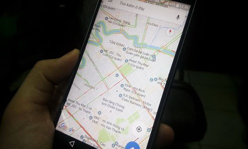 Google Maps báo điểm kẹt xe tại Việt Nam