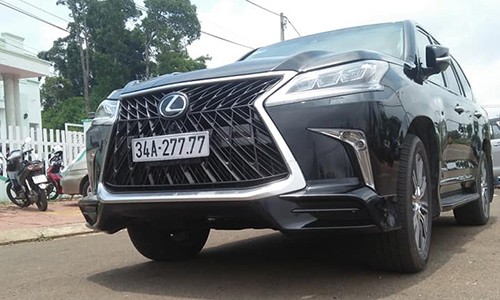 Lexus LX570 Super Sport biển khủng ở Hải Dương là "hàng nhái" 