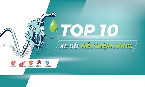 Top xe máy số tiết kiệm nhiên liệu nhất Việt Nam