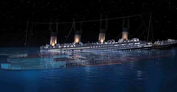 Siêu tàu Titanic vỡ đôi chìm xuống 4.000 mét dưới đáy biển như thế nào?