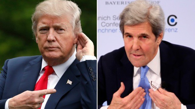 Cựu ngoại trưởng Kerry lại nặng lời với Tổng thống Trump