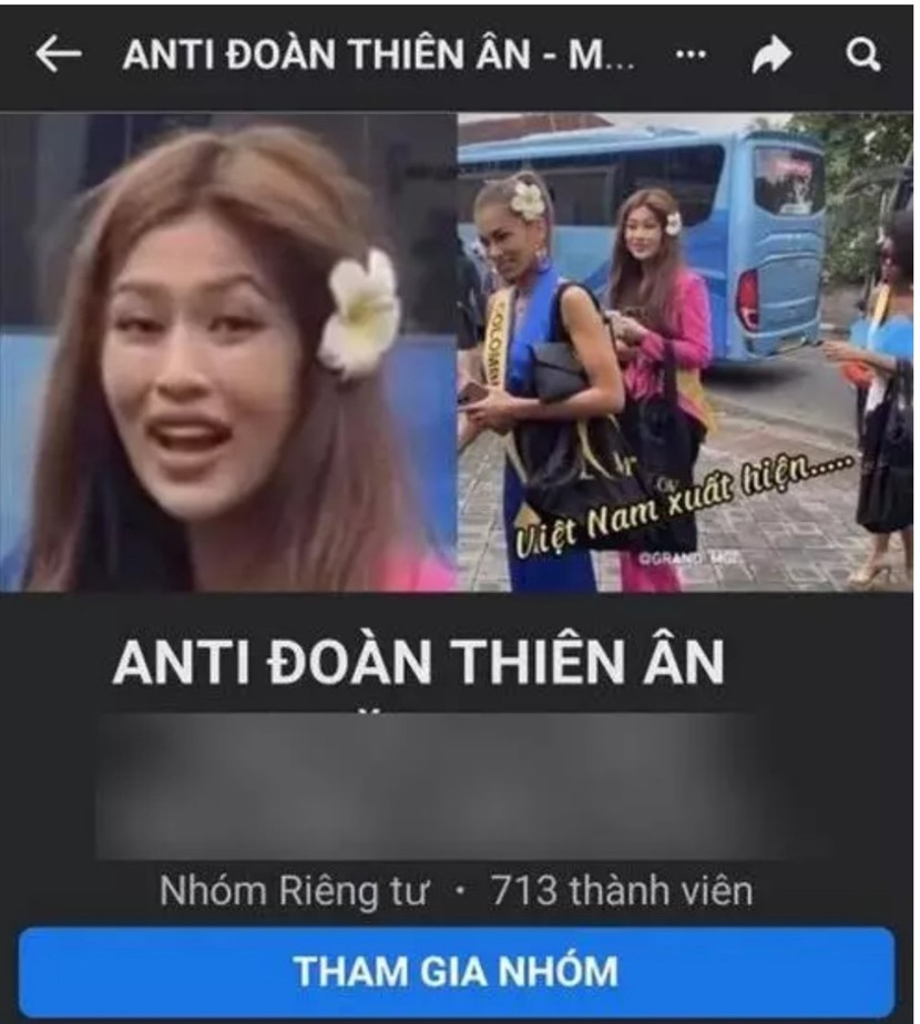 Hoa hậu Thiên Ân bị ảnh hưởng bởi anti-fan