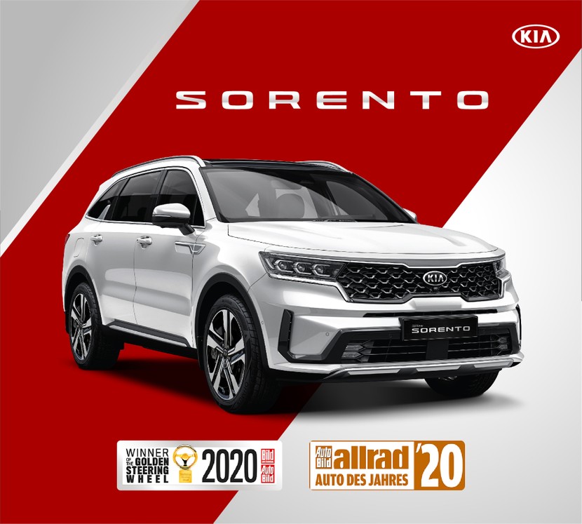 Kia Sorento 2021 (All New) bội thu giải thưởng quốc tế