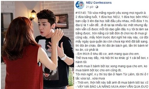 Dân mạng hoan hô chàng trai mắng người yêu vì bị "hành" trời mưa bão