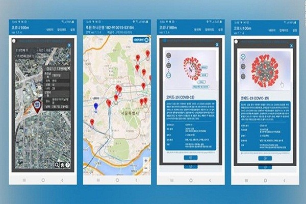 Ứng dụng di động giúp theo dõi tình hình COVID-19 ở Hàn Quốc