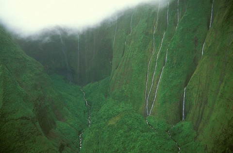 “Bức tường nước mắt“ ở Hawaii