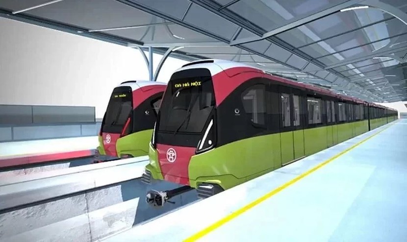 Tàu metro Nhổn - Ga Hà Nội sẽ chạy trung bình 35 km/h 