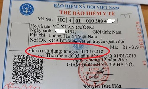 Vì sao thẻ BHYT không ghi ngày hết hạn trên thẻ?