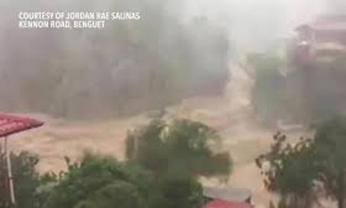 Video: Lũ dữ như tận thế ở Philippines khi siêu bão MANGKHUT đổ bộ