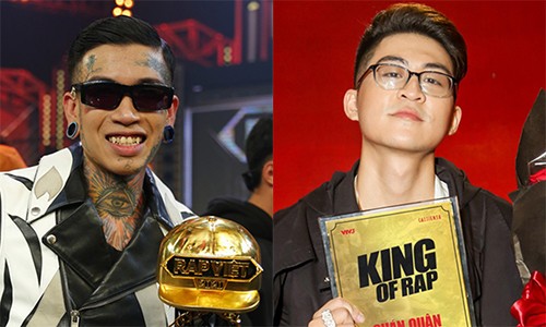 So kè tài năng hai quán quân Rap Việt và King of Rap