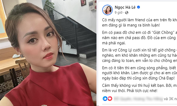 Vợ Công Lý: "Pass đồ chứ có đi giật chồng ai đâu mà phải ngại"