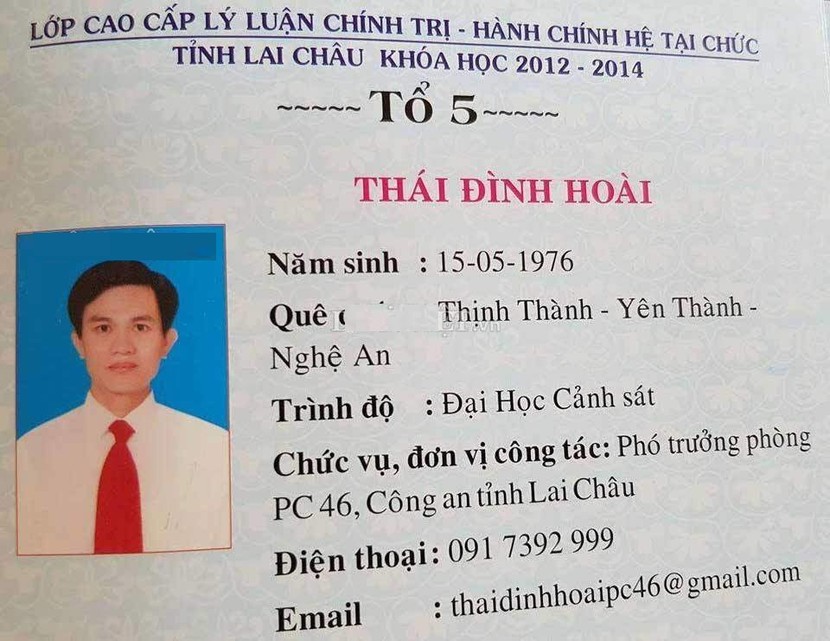 Lộ gia thế "khủng" của Trưởng phòng Cảnh sát Kinh tế Lai Châu dùng bằng cấp 3 giả