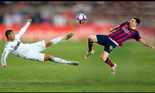 Những pha bắt vô lê của Lionel Messi và Cristiano Ronaldo