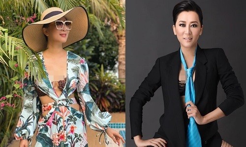 Gu thời trang khoe vòng 1 “khủng” của MC Kỳ Duyên ở tuổi U60