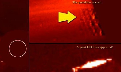 Kinh ngạc cấu trúc khổng lồ di chuyển gần Mặt trời nghi UFO