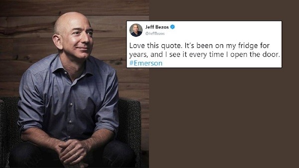 Mẩu giấy dán trên tủ lạnh tiết lộ điều đặc biệt về tỷ phú Jeff Bezos