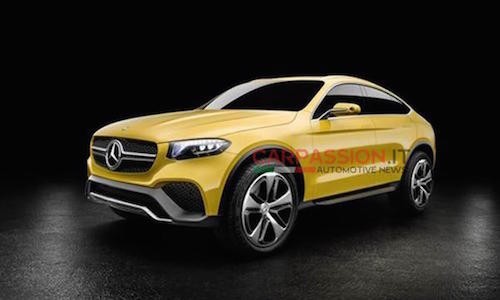 Mercedes GLC Coupe Concept lộ loạt hình cực nóng