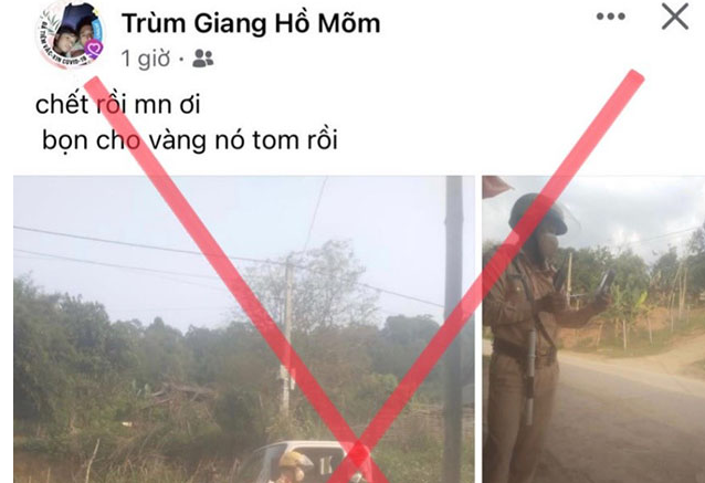 Xử lý Facebook “Trùm Giang Hồ Mõm” xúc phạm CSGT ở Sơn La