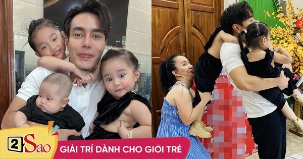 Bật cười với loạt ảnh nhí nhố của 4 bố con Lê Dương Bảo Lâm 