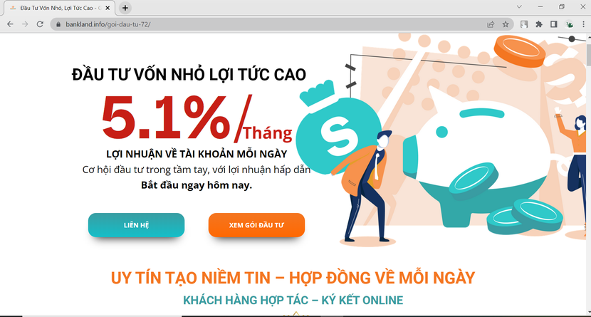 Bank Land: Đầu tư nhỏ lợi tức cao - mô hình từng bị cảnh báo