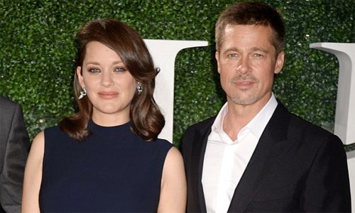 Brad Pitt cùng Marion Cotillard đi quảng bá phim mới