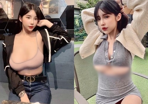 Diện đồ hở chân ngực, hot girl khiến người nhìn ngượng chín mặt