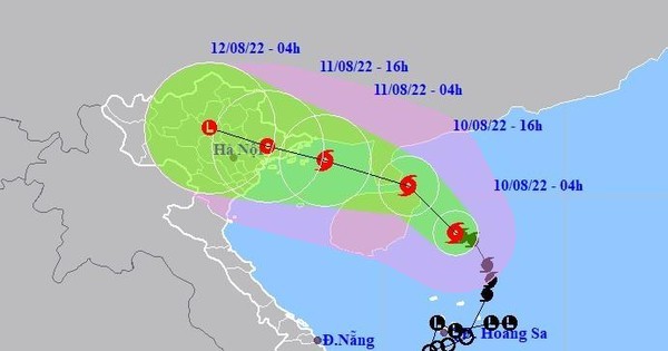 Bão số 2 di chuyển rất nhanh, từ chiều tối nay ảnh hưởng đất liền