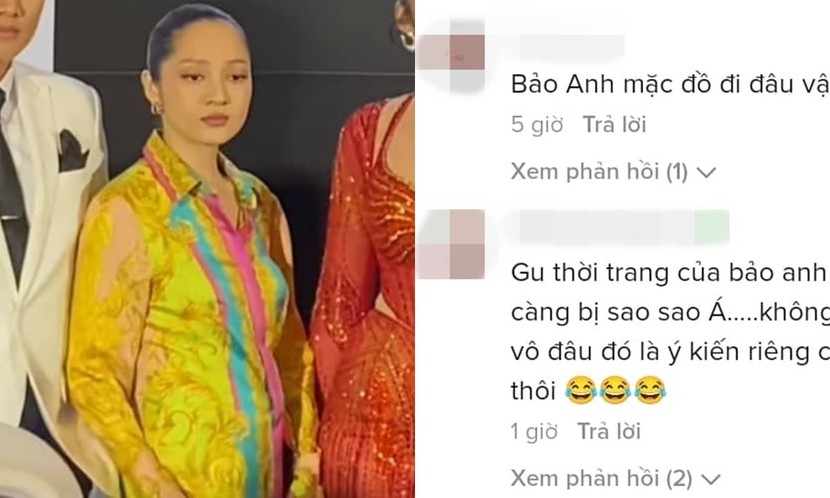 Bảo Anh khiến netizen ngán ngẩm với cách ăn mặc tại sự kiện