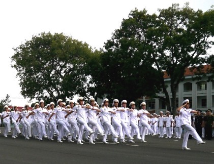 Ảnh Học viện Hải quân khai giảng hoành tráng