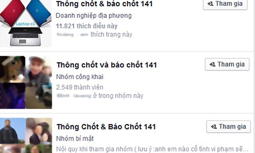 Xử lý hàng loạt đối tượng “chỉ điểm” 141 trên facebook