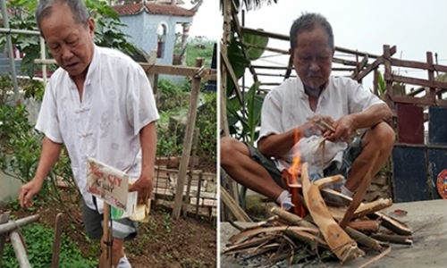 Ông lão si tình ở Hà Nội dựng cả khu vườn tình yêu tặng vợ quá cố