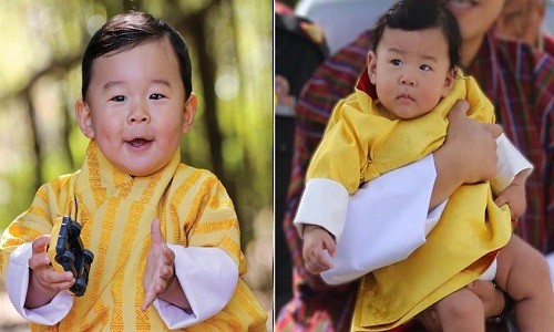 Ngây ngất vẻ dễ thương của Hoàng tử Bhutan vừa tròn 1 tuổi 