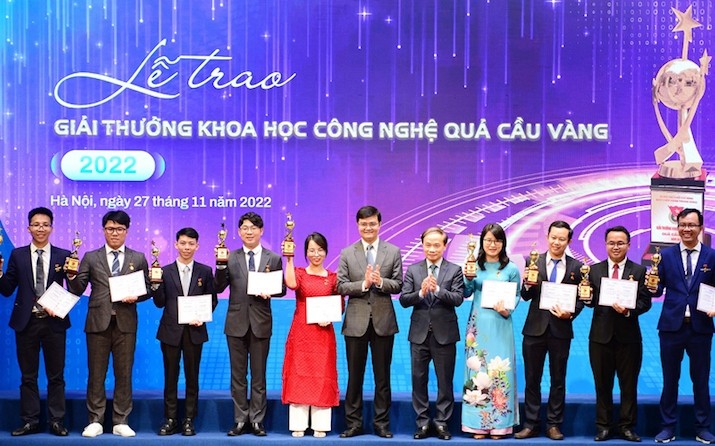 10 tài năng trẻ nhận giải thưởng Khoa học Công nghệ Quả Cầu Vàng 2023