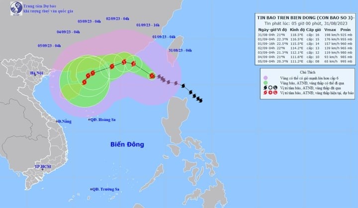 Bão Saola vào Biển Đông, mạnh lên thành siêu bão