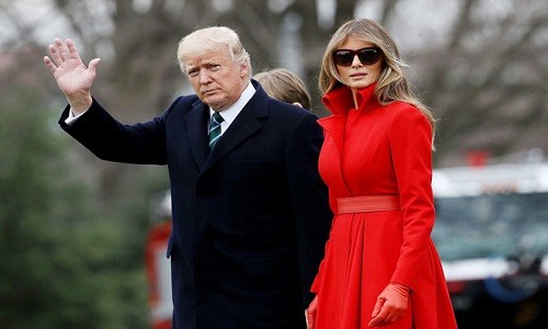 Vợ chồng Tổng thống Mỹ Donald Trump cùng nhận đề cử Mâm xôi vàng