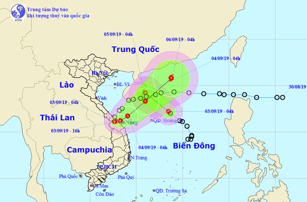 Dự báo thời tiết ngày 3/9: Áp thấp nhiệt đới đổi hướng, cả nước mưa lớn