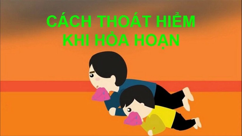 “Nằm lòng” kỹ năng thoát hiểm khi cháy chung cư 