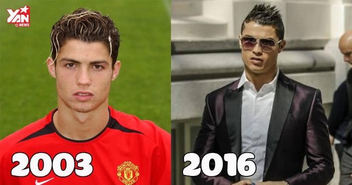 Hành trình "lên đời" nhan sắc ngoạn mục của Cristiano Ronaldo