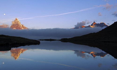 Ngắm phong cảnh tuyệt đẹp dọc dãy núi Alps