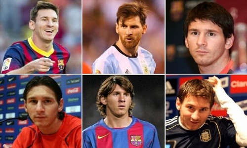 Hành trình thay đổi phong cách của siêu sao Lionel Messi