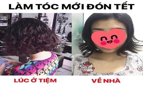 Đua nhau đi làm tóc dịp Tết, hội chị em lĩnh đủ vì các thảm họa